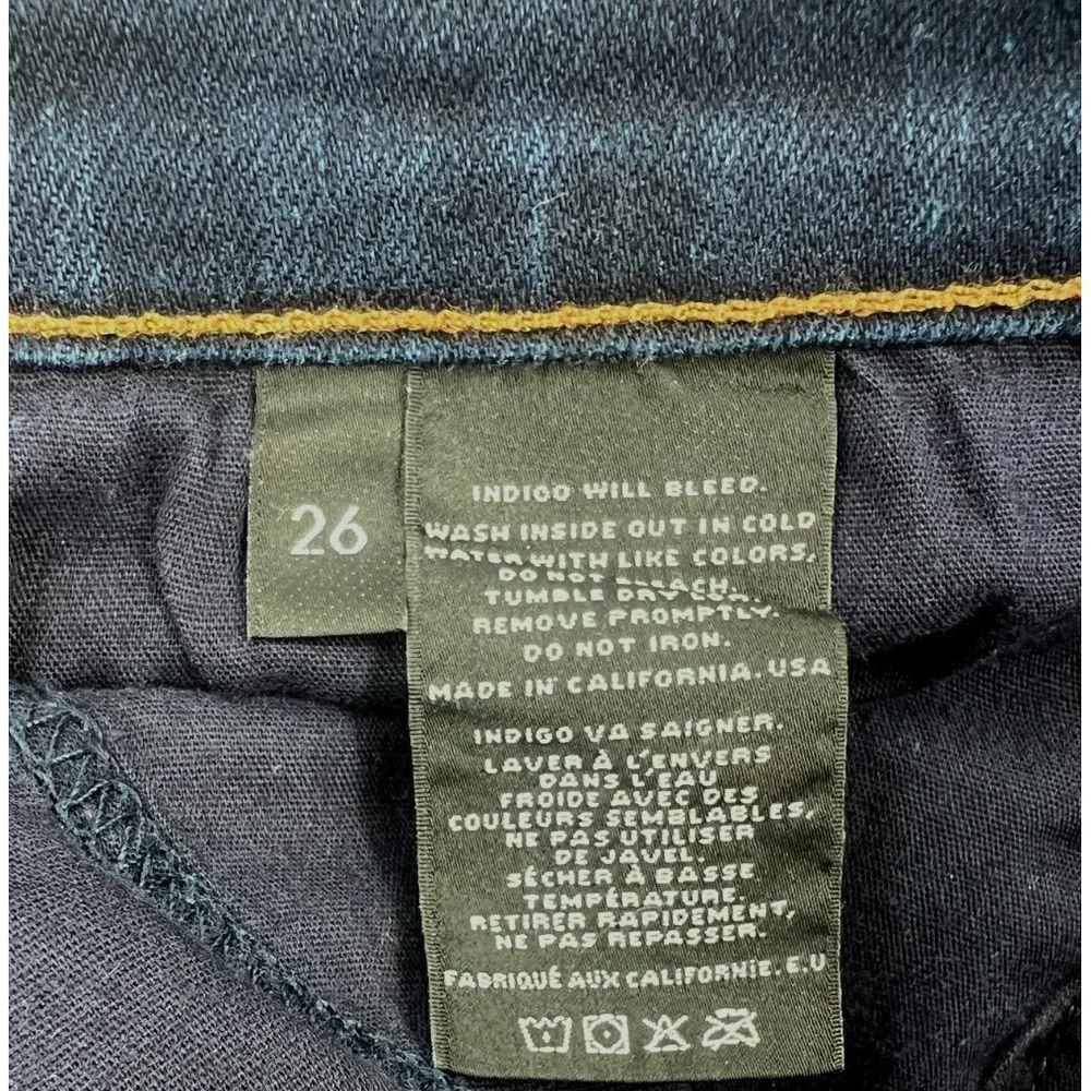J Brand Maria Skinny Jeans Womens Size 26 Dark Wash Stretch‎ Mid Rise USA